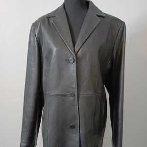 New York By Winlit Genuine Leather Jacket Size XL